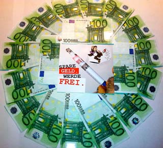 Soviel Gels sparen Sie in einem Jahr dank unserer Raucherentwöhnung